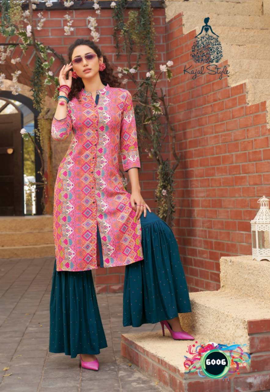 Kajal F Season's Vol-6 Wholesale Kurti Supplier Kajal F Season's Vol-6 Wholesale Kurti Supplier